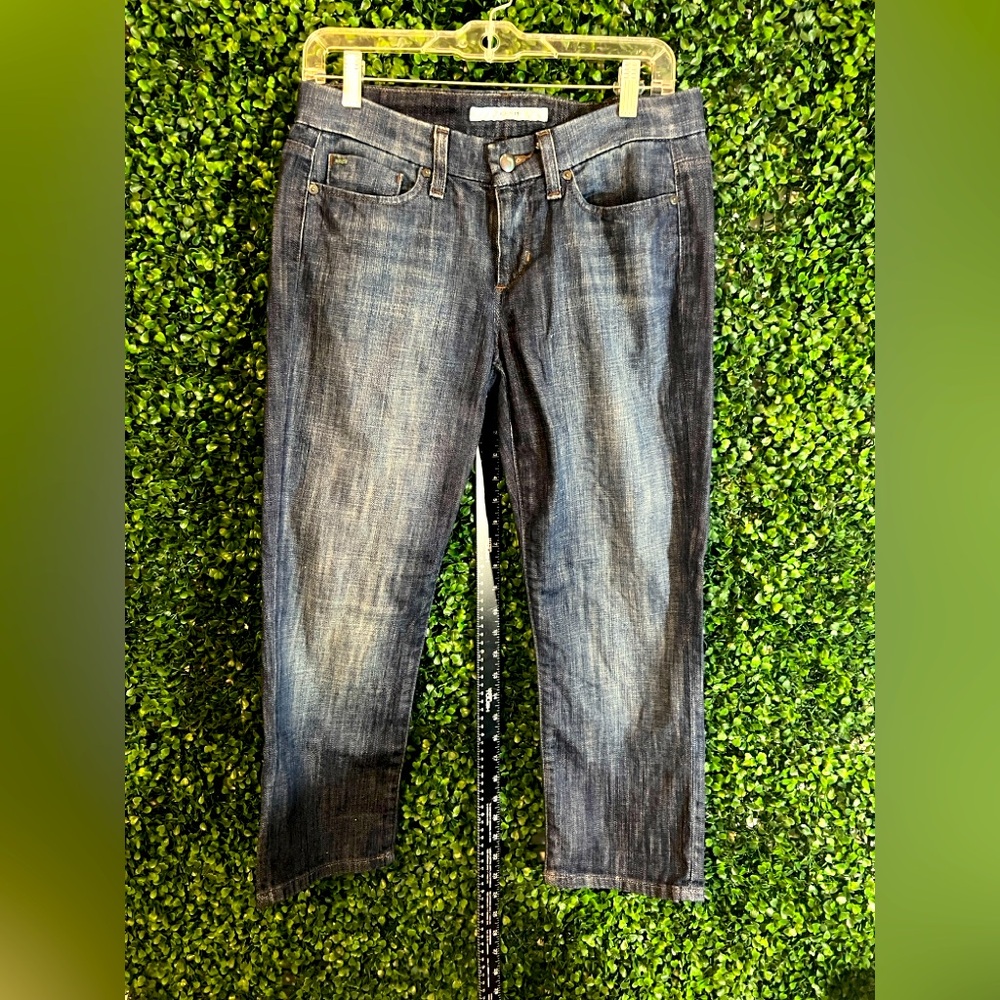 Joe’s Socialite Kicker Women 25 Cropped Jeans Miranda Wash, Size 28